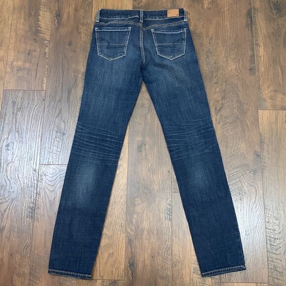American Eagle Stretch Skinny Dark Wash Jeans - Picture 5 of 5